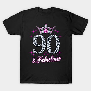 90 And Fabulous 1929 90Th T-Shirt